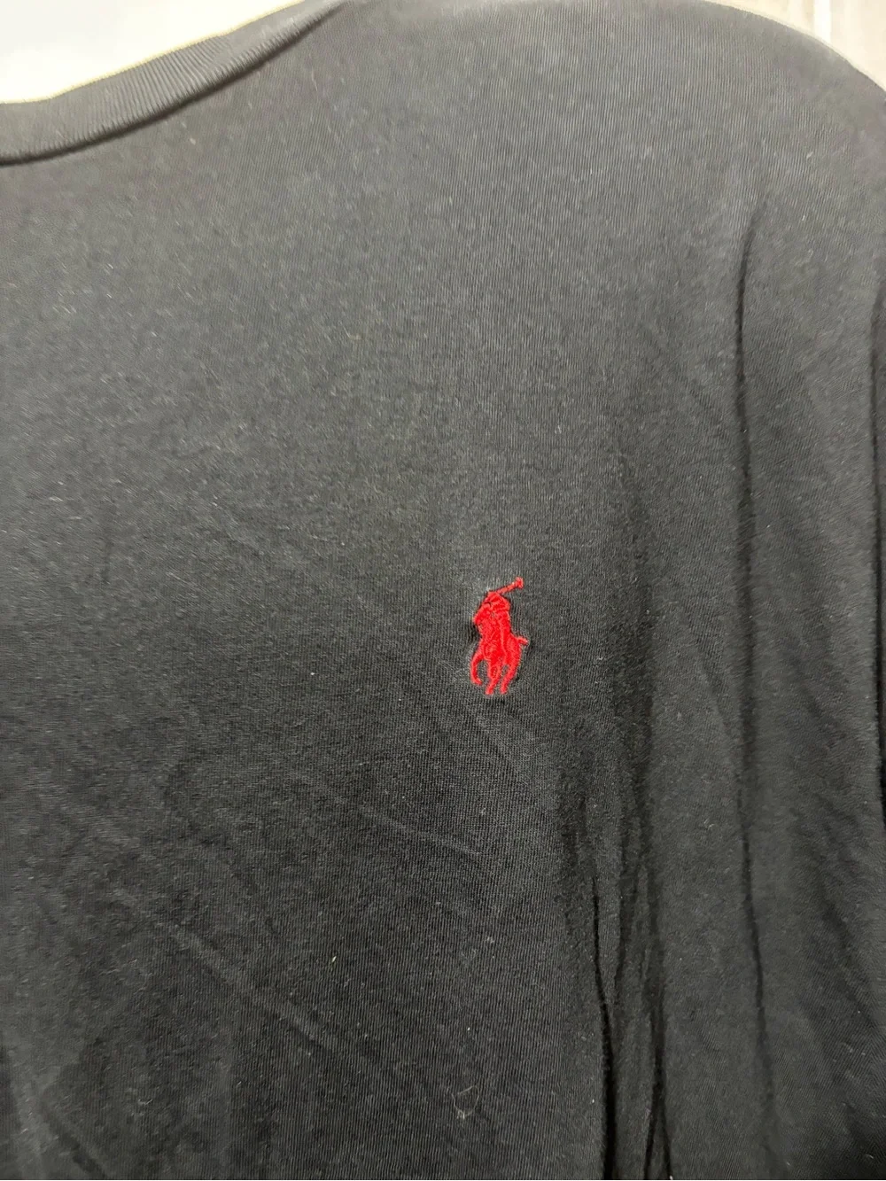 Polo by Ralph Lauren 4XLT Black Tee with Red Pony Embroidery 30 p2p 36L